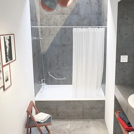 Ванна сталева BLB 105x70E із сидінням B05E22001 Білий - фото 3