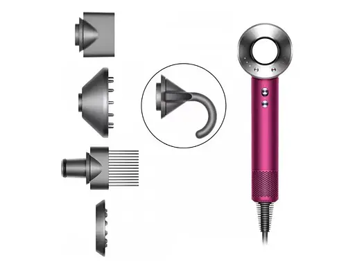 Фен Dyson HD07 Supersonic Nickel/Fuchsia (386732-01) - фото 3