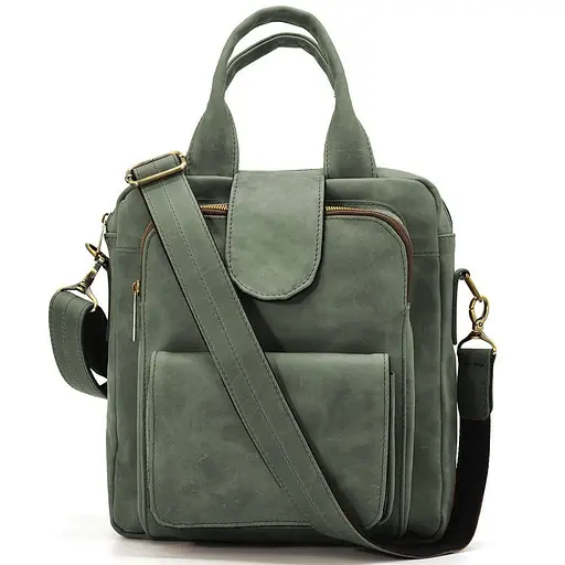 Вертикальна чоловіча сумка TARWA 25.5х7.5х30.5 см sum0028661 - фото 10