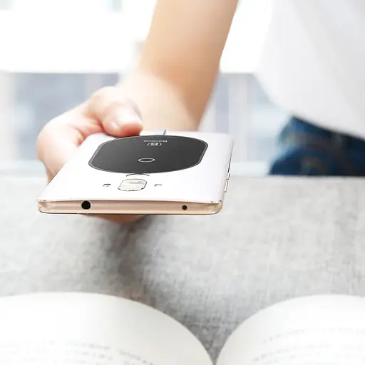 Бездротовий зарядний пристрій Baseus Microfiber Wireless Micro Black WXTE-C01 - фото 4