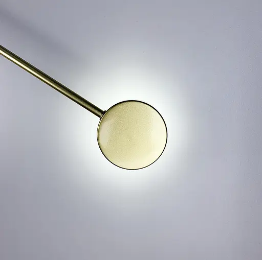 Бра з рухливими плафонами в корпусі золотого кольору Line F B 2021/3 GD - фото 2