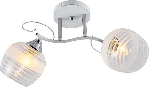 Люстра декоративна V XA1250/2 White+Chrome на 2 плафони