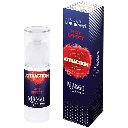Змазка для орального сексу з ефектом зігрівання Mai Attraction Heat Mango 50 мл - фото 2