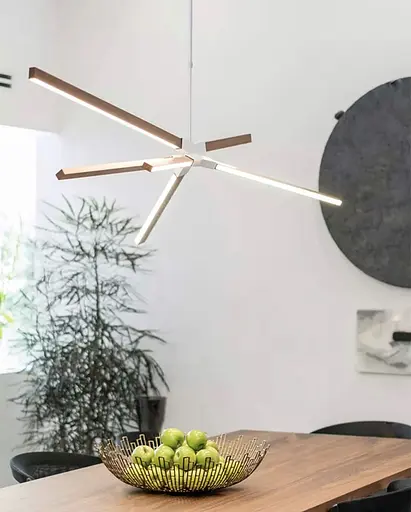 Сучасний світлодіодний світильник | Арт. NO 7 WT | Line F - фото 1