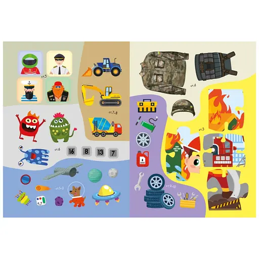 Дитяча книжка улюблені наліпки для малят "Для хлопчиків" Апельсин РМ-64-03 - фото 2