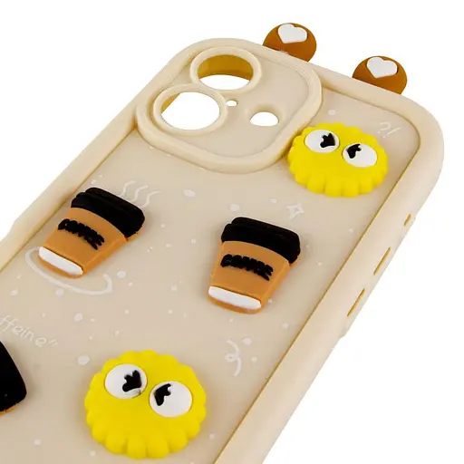 Чохол Epik TPU Toys Case with Ears для Apple iPhone 16, 6.1 Sand - фото 4