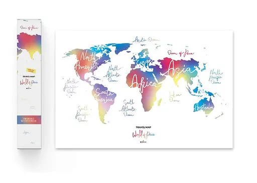 Скретч карта 1DEA.me Travel Map World of Peace No R*ssia edition (англ.) (ВС_СКУ) - фото 4