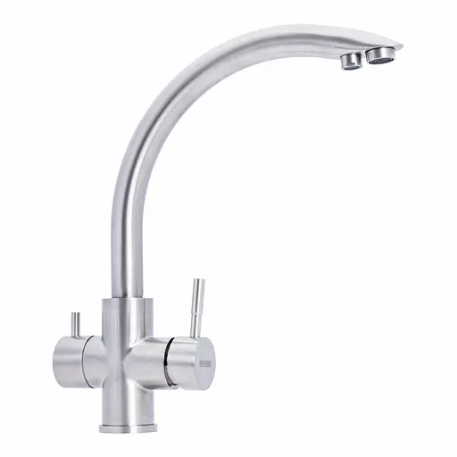 Змішувач для кухні під осмос Platinum KT 6609 (8203) нержавіюча сталь - фото 1