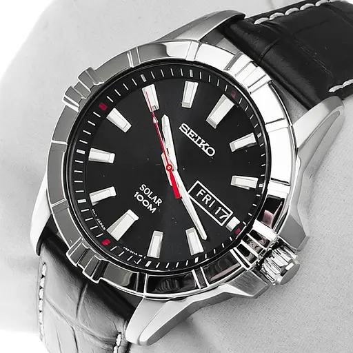 Часы Seiko Solar SNE161P2 кварц. - фото 2