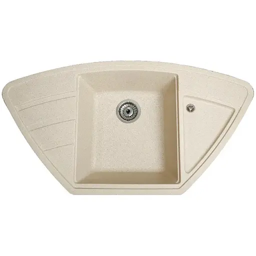 Гранітна кухонна мийка Romzha Jorum 98B Avena (501) кутова - фото 1