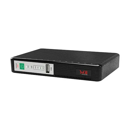 Источник бесперебойного питания Mini UPS SKE POE-432N 8800mAh 5V/9V/12V/15V/24V/PoE, Li-ion 4*2.2Ah, для роутера и медиаконвертера (42-00241)