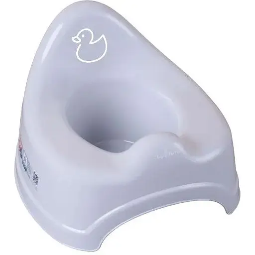 Детский горшок Tega Baby с музыкой Duck light gray - фото 1