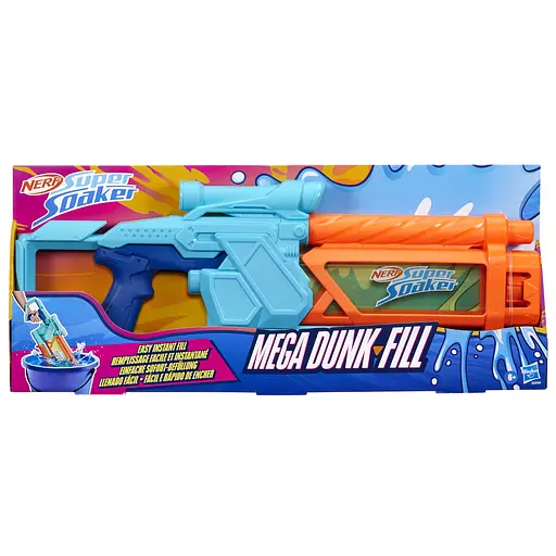 Бластер игрушечный водный Hasbro Мега Данк Фил серии Нерф Супер Сокер (G0999) - фото 2