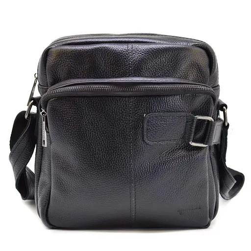 Чоловіча шкіряна сумка через плече TARWA 24х26х8 см sum0025874 - фото 2