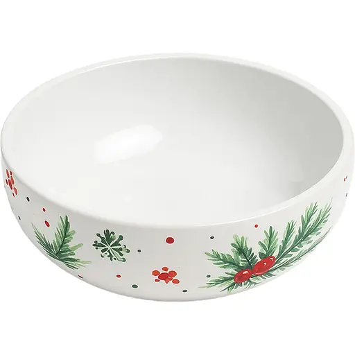 Тарілка глибока Christmas Tree 16 см порцелянова Yiwu SG-32-4