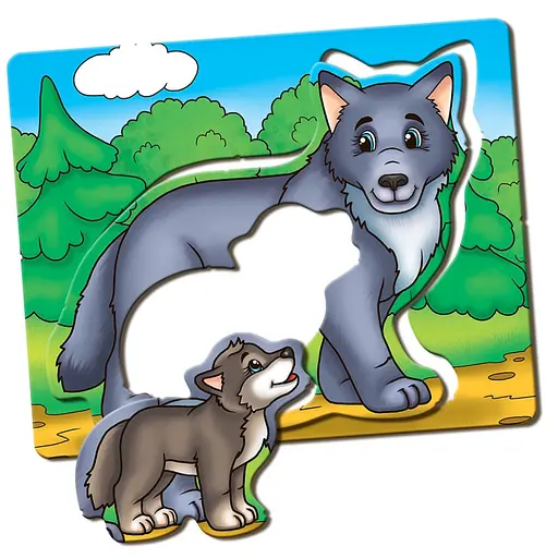 Дитяча розвиваюча гра Мами і малюки 81114 лісові тварини - фото 8