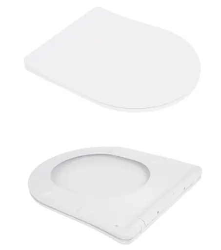 Унитаз подвесной Qtap Jay Ultra Quiet White, с сиденьем Slim Duroplast/Soft-close/Release QT07335175W - фото 7
