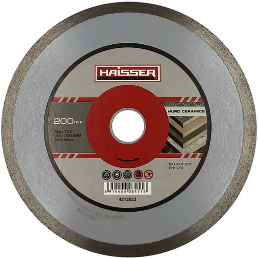 Диск алмазный Haisser Hurd Ceramics 200x2.0x10x25.4 (108451)