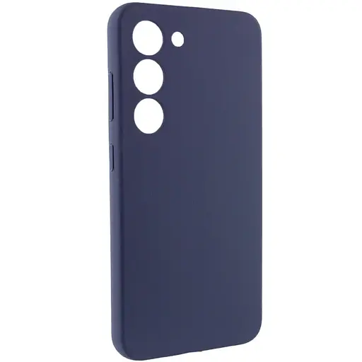 Чохол Lakshmi Silicone Cover Full Camera (AAA) для Samsung Galaxy S22 Темно-синій / Midnight blue - фото 2