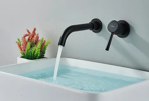 Смеситель для умывальника Rea Lungo Long + Box скрытого монтажа black matt REA-B0371 Черный матовый - фото 3