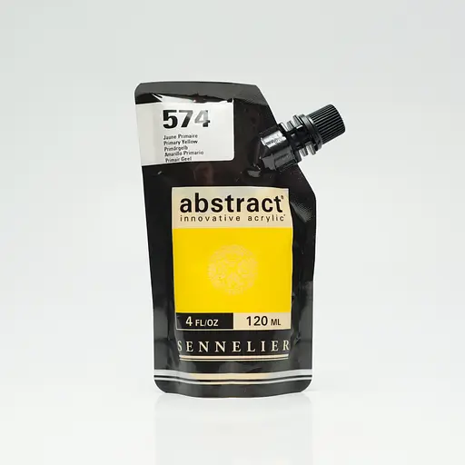 Акриловая краска Sennelier Abstract, 120 мл, Основной желтый (Primary Yellow)