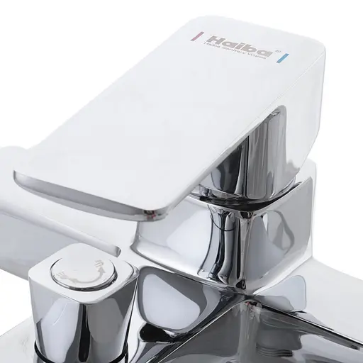 Змішувач для ванни Haiba Kubus 009 HB0798 Хром - фото 2