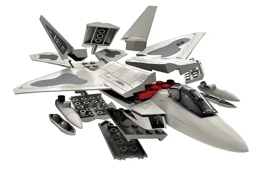 Конструктор Airfix літак QUICKBUILD F22 Raptor J6005 - фото 2