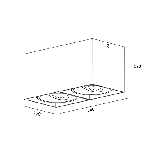 Точковий світильник Zuma Line 89949-G9 BOX SL 2 - фото 2