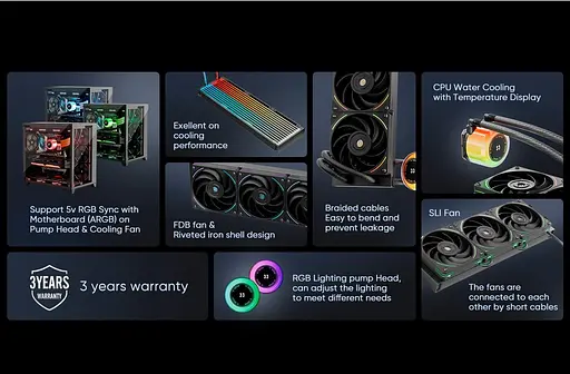 СВО 1stPlayer CC-360 Black (CC-360-BK) - фото 8