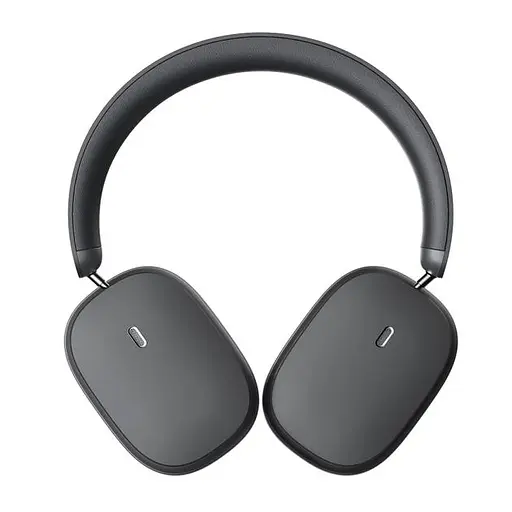 Беспроводные наушники Baseus H1 Bowie Noise-Cancelling Wireless Headphones, BT5.2, 400mAh, ANC, SBC, AAC, 70h, (NGTW230002) grey - фото 3