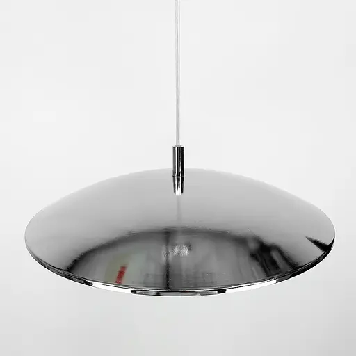 Подвесной серебряный LED светильник ENOCH с нейтральным светом в 3-х размерах Line.F Диаметр 40см - фото 7