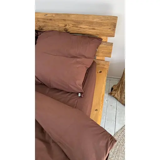 Комплект постельного белья Двуспальный #Brownie шоколад - фото 5