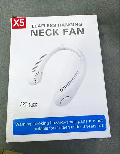 Мини вентилятор на шею Neck Fan аккумуляторный портативный переносной USB - фото 2