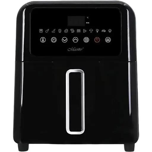Аерофритюрниця безмасляна Maestro MR-757 на 6л електрична з сенсорним керуванням 1700Вт Чорний - фото 1