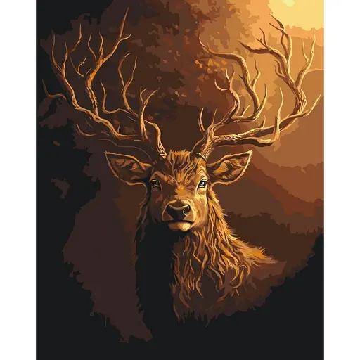 Картина по номерам "Сохатый" ©arttem_illustration Art Craft 11707-AC 40х50 см - фото 1