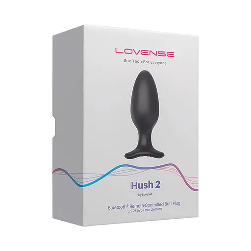 Анальна пробка Lovense Hush 2 L 15 см (чорний) - фото 11