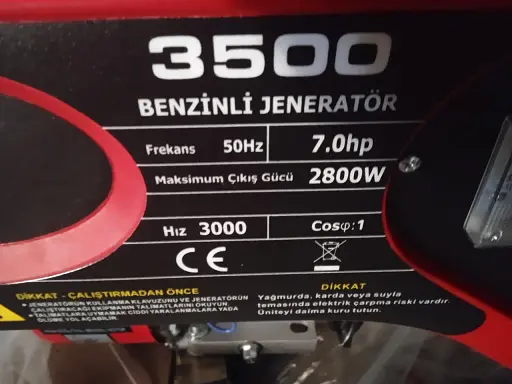 Бензиновий генератор Solax LT3500MX (2.8 кВт) Мідна обмотка ручний стартер - фото 4