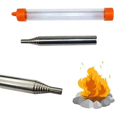 Телескопическая трубочка для раздувания костра или углей Inter & Weave FS-10 (100140) - фото 2