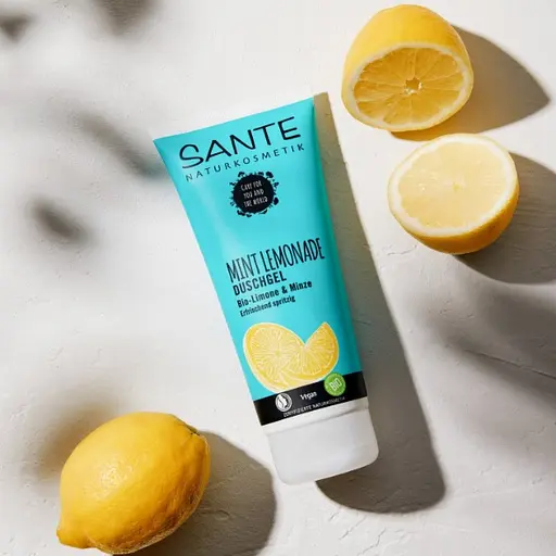 БИО-Гель для душа MINT LEMONADE Лимон и Мята SANTE 200 мл - фото 3