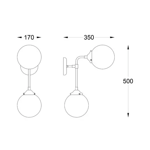 Настенный светильник Zuma Line RIANO W0454-02D-STAC - фото 2