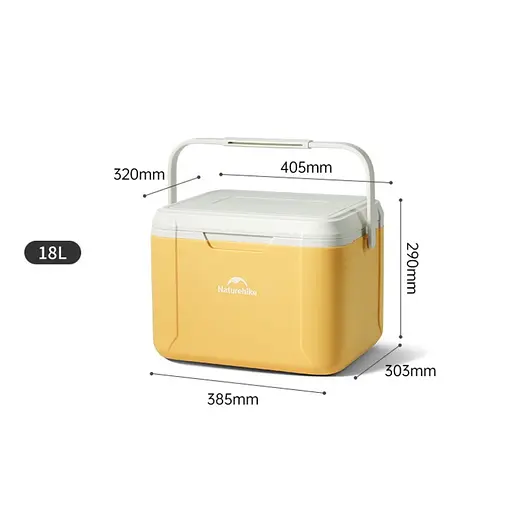 Туристичний холодильник Naturehike CNK2450CF012 18л (Зелений) - фото 4