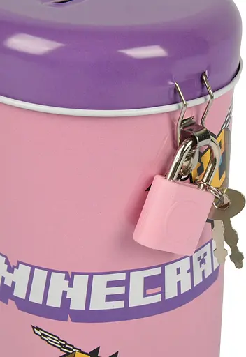 Скарбничка кругла Yes Minecraft Spring 13х7,6 см металева (708575) - фото 2