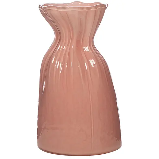 Ваза Lefard Ellen pink стеклянная 20.5х12 см (804-165) - фото 1