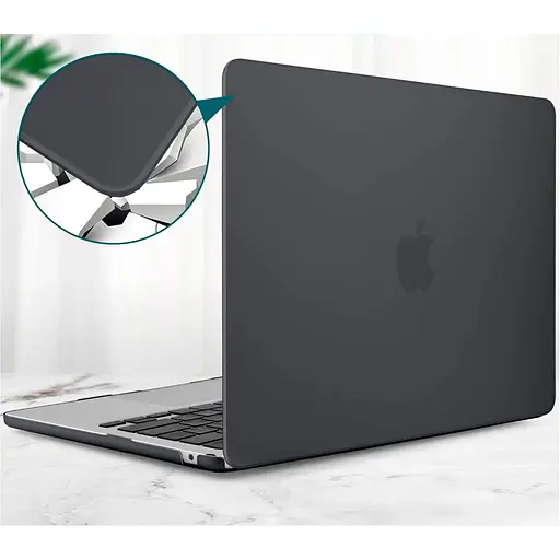 Пластиковая накладка (верх и низ) Hardshell Case для Apple MacBook Air 15.3" M2 A2941 2023 Matte Grey [98201] - фото 3