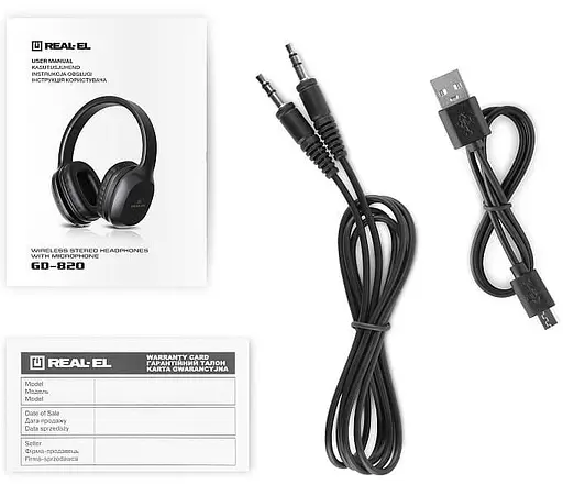 Наушники Real-EL GD-820 Black (GD-820 Black) - фото 8
