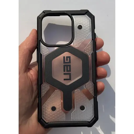 Протиударний чохол UAG Pathfinder MagSafe для iPhone 15 Pro (6.1") Clear Ice (114281114343) - фото 5