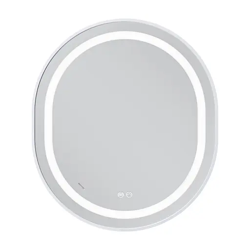 Дзеркало Mixxus Premium Ellipse MV05-80x70-Reverse white MP6645, Білий - фото 4