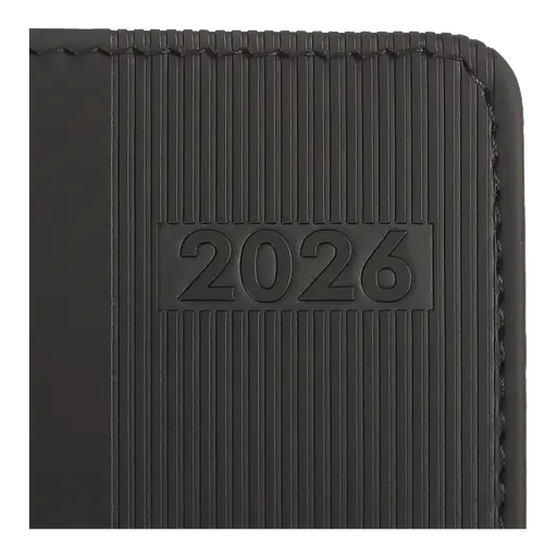 Щоденник датований Buromax Barone 2026 A6 штучна шкіра/поролон чорний (BM.2578-01) - фото 5