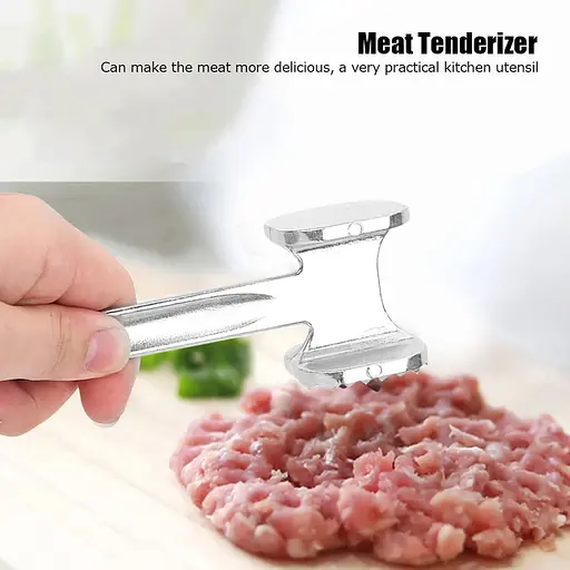 Тендерайзер молоток розм'якшувач розпушувач для м'яса алюмінієвий (довжина 25 см) 88222 - фото 2