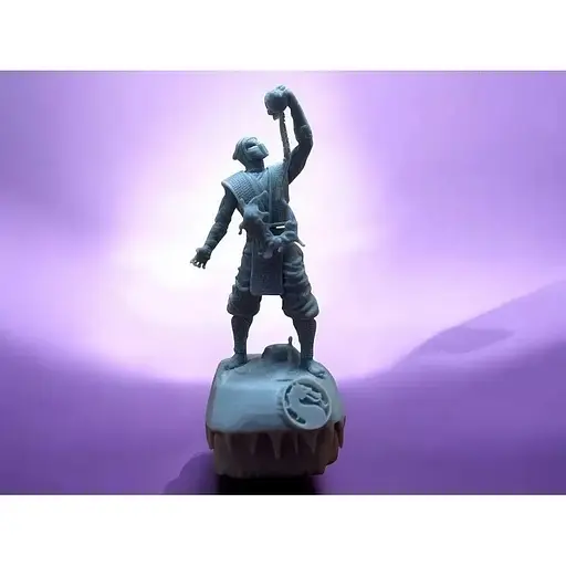 Фигурка коллекционная Mk Sub-Zero Mortal Kombat 140 мм качественная 3D печать фигурок под заказ - фото 2